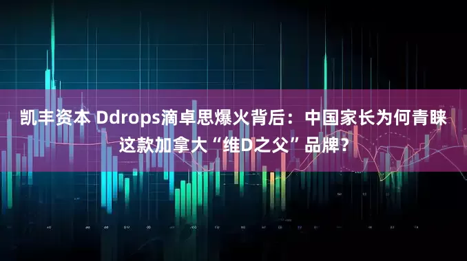 凯丰资本 Ddrops滴卓思爆火背后：中国家长为何青睐这款加拿大“维D之父”品牌？